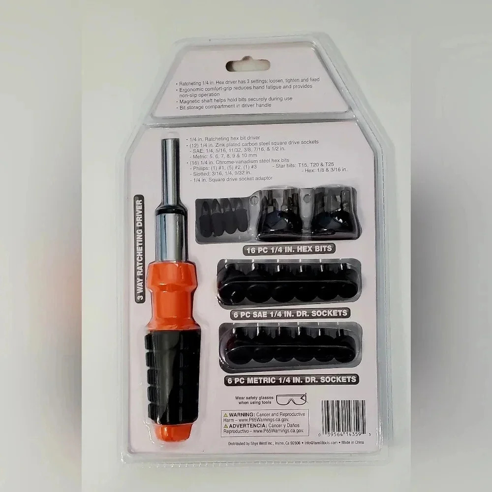 NEW TORELLI TOOLS 29 Piece Socket & Bit Driver - Picture 2 of 2